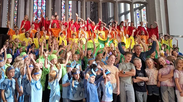 Mitwirkung des Kinderchors und des Spatzenchors der Evangelischen Singschule Kaufungen beim Landeskinderchortag in St. Martin Kassel